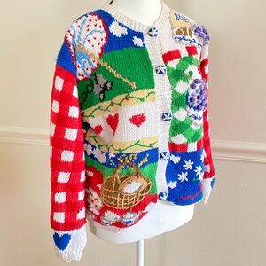 **Vintage Picnic Sweater *see description*